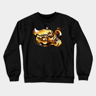 Golden Panther Crewneck Sweatshirt